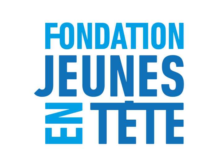 Logo Fondation Jeunes en tête par le biais du Fonds d’investissement en santé mentale de la Sun Life et de la Ville de Québec